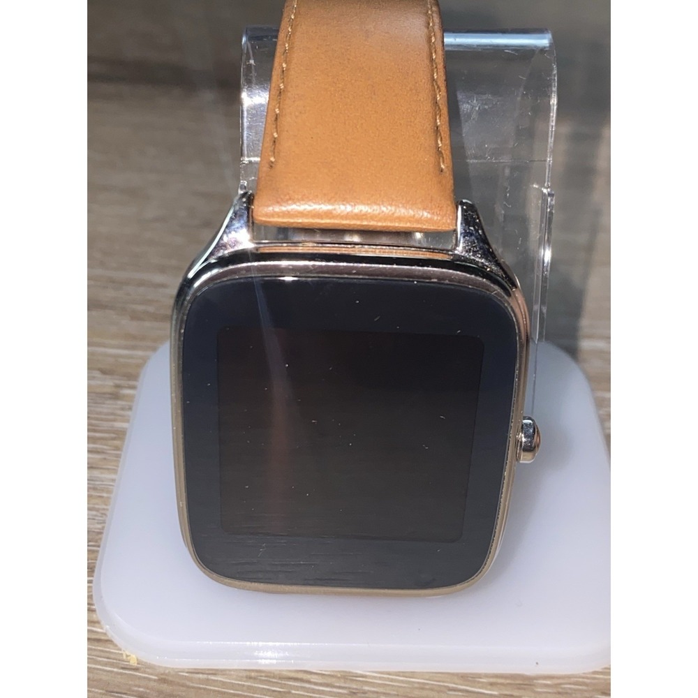 ASUS ZenWatch 2 WI501Q 45mm Smartwatch Stainless Steel Case Brown Leather Band